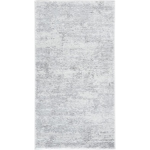 SAFAVIEH Amelia Collection Area Rug – 8′ x 10′, Ivory & Blue, Modern Abstract Design, Non-Shedding & Easy Care, Ideal for High Traffic Areas in Living Room, Bedroom (ALA700A)(Ivory/Light Grey)