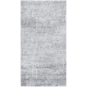 SAFAVIEH Amelia Collection Area Rug – 8′ x 10′, Ivory & Blue, Modern Abstract Design, Non-Shedding & Easy Care, Ideal for High Traffic Areas in Living Room, Bedroom (ALA700A)(Ivory/Stone Grey)