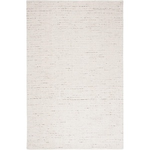 SAFAVIEH Area Rug 8×10 – Abstract Collection – Large – Light Grey & Ivory, Handmade Wool, Ideal for Living Room, Bedroom, Office, Dining Space (ABT468F)(Ivory/Brown)