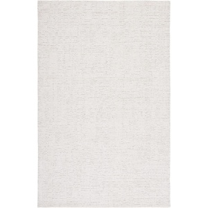 SAFAVIEH Area Rug 8×10 – Abstract Collection – Large – Light Grey & Ivory, Handmade Wool, Ideal for Living Room, Bedroom, Office, Dining Space (ABT468F)(Ivory/Beige)