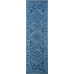 SAFAVIEH Area Rug 8×10 – Dip Dye Collection – Large – Navy Blue, Handmade Wool, Ideal for Living Room, Bedroom, Office, Dining Space (DDY151N)(Navy Blue)