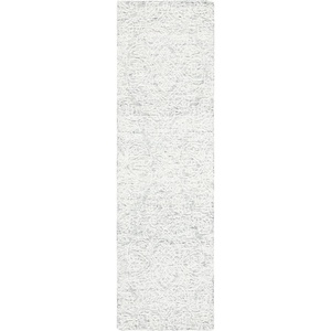 SAFAVIEH Area Rug 8×10 – Metro Collection – Large – Natural & Ivory, Handmade Wool, Ideal for Living Room, Bedroom, Dining Space (MET998A)(Dark Grey/Ivory)
