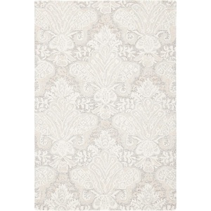 SAFAVIEH Area Rug 8×10 – Micro-Loop Collection – Large – Beige, Handmade Wool, Ideal for Living Room, Bedroom, Office, Dining Space (MLP539B)(Beige)