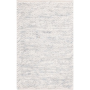 SAFAVIEH Area Rug 8×10 – Natura Collection – Large – Grey & Ivory, Handmade Wool, Ideal for Living Room, Bedroom, Dining Space (NAT182F)(Grey/Ivory)