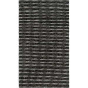 SAFAVIEH Area Rug 8×10 – Natura Collection – Large – Ivory, Handmade Wool, Ideal for Living Room, Bedroom, Dining Space (NAT801A)(Grey/Black)