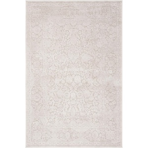 SAFAVIEH Area Rug 8×10 – Reflection Collection – Large – Cream & Ivory, Non-Shedding & Easy Cleaning, Ideal for Living Room, Bedroom, Dining Space (RFT667D)(Creme/Ivory)