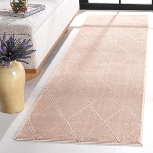 SAFAVIEH Area Rug 8×10 – Revive Collection – Large – Green, Trellis Pattern, Non-Shedding & Easy Cleaning, Ideal for Living Room, Bedroom, Office, Dining Space (REV104Y)(Pink)