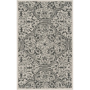 SAFAVIEH Area Rug 8×10 – Trace Collection – Large – Ivory, Handmade Wool, Ideal for Living Room, Bedroom, Office, Dining Space (TRC101C)(Dark Grey/Light Grey)