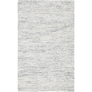 SAFAVIEH Metro Collection 8′ x 10′ NaturalIvory MET995A Handmade Premium Wool Living Room Dining Bedroom Area Rug(Dark Grey/Ivory)