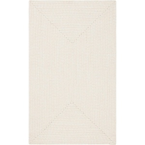 SAFAVIEH Washable Rug Outdoor Braided Collection – 5′ x 8′ Oval, Green, Handmade & Reversible, Non-Shedding & Easy to Clean, Ideal for Patio, Backyard, Mudroom (BRD315A)(Ivory/Beige)
