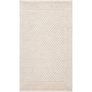 Safavieh Natura Collection Runner Rug – 2’3″ x 8′, Ivory, Handmade Wool, Ideal for High Traffic Areas in Living Room, Bedroom (NAT450A)(Ivory)