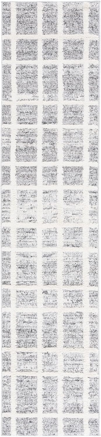 image:imageMartha Stewart x SAFAVIEH Area Rug Collection 8 x 10 Dark Grey amp Ivory NonShedding amp Easy Cleaning Ideal for Living Room Bedroom Office Dining Space MSR0755FDark GreyIvory