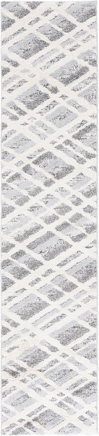 image:imageMartha Stewart x SAFAVIEH Area Rug Collection 8 x 10 Ivory Grey amp Dark Grey NonShedding amp Easy Cleaning Ideal for Living Room Bedroom Office Dining Space MSR0753AIvory GreyDark Grey