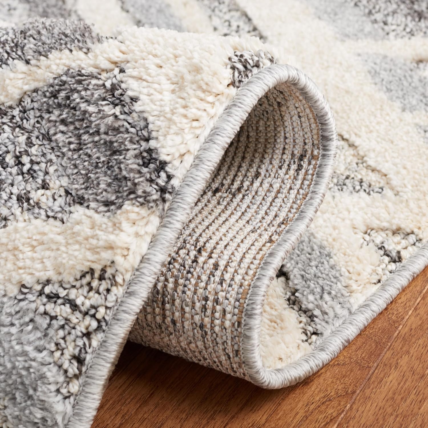 image:imageMartha Stewart x SAFAVIEH Area Rug Collection 8 x 10 Ivory Grey amp Dark Grey NonShedding amp Easy Cleaning Ideal for Living Room Bedroom Office Dining Space MSR0753AIvory GreyDark Grey