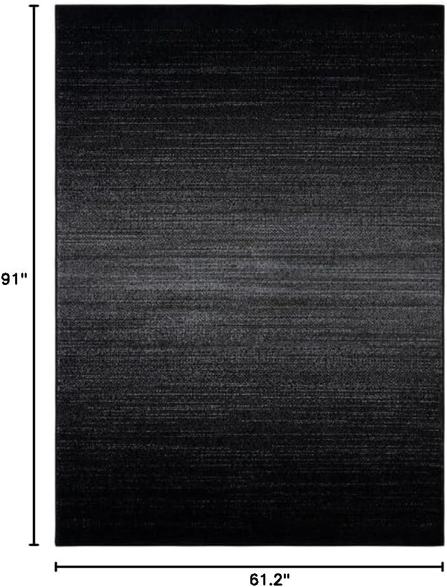 image:imageSAFAVIEH Adirondack Collection Area Rug 10 x 14 Black amp Grey Modern Design NonShedding amp Easy Care Ideal for High Traffic Areas in Living Room Bedroom ADR183FBlackGrey