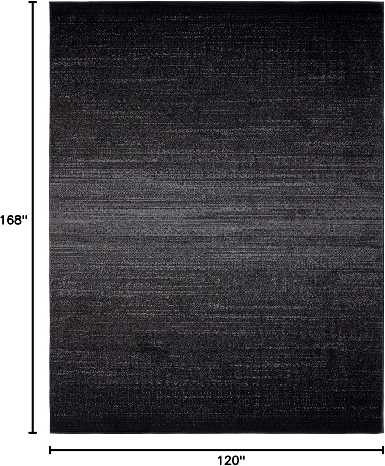 image:imageSAFAVIEH Adirondack Collection Area Rug 10 x 14 Black amp Grey Modern Design NonShedding amp Easy Care Ideal for High Traffic Areas in Living Room Bedroom ADR183FBlackGrey
