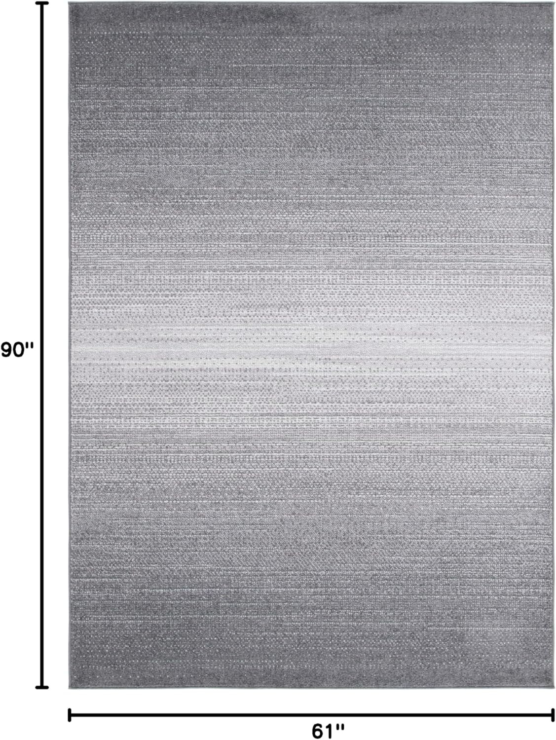 image:imageSAFAVIEH Adirondack Collection Area Rug 10 x 14 Black amp Grey Modern Design NonShedding amp Easy Care Ideal for High Traffic Areas in Living Room Bedroom ADR183FGreyLight Grey
