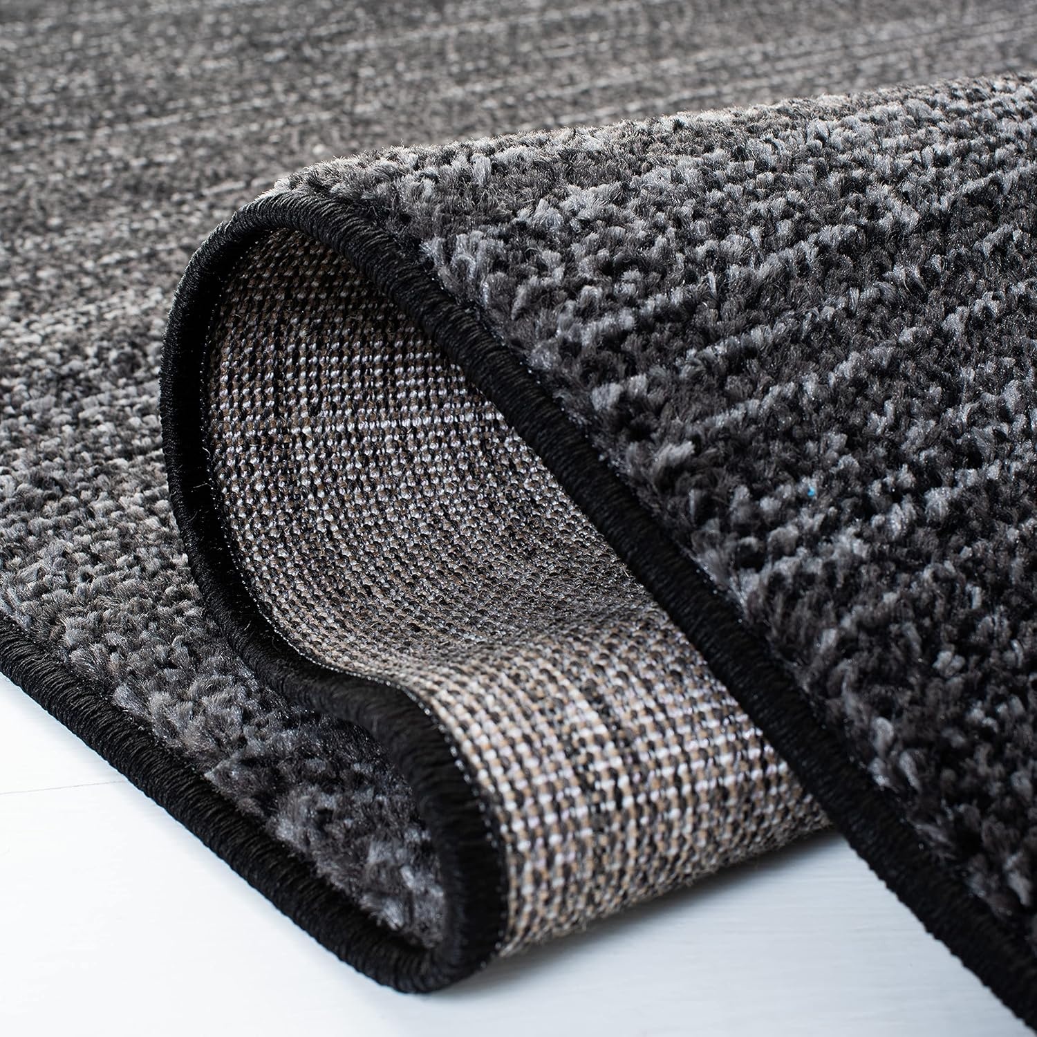 image:imageSAFAVIEH Adirondack Collection Area Rug 10 x 14 Black amp Grey Modern Design NonShedding amp Easy Care Ideal for High Traffic Areas in Living Room Bedroom ADR183FBlackGrey