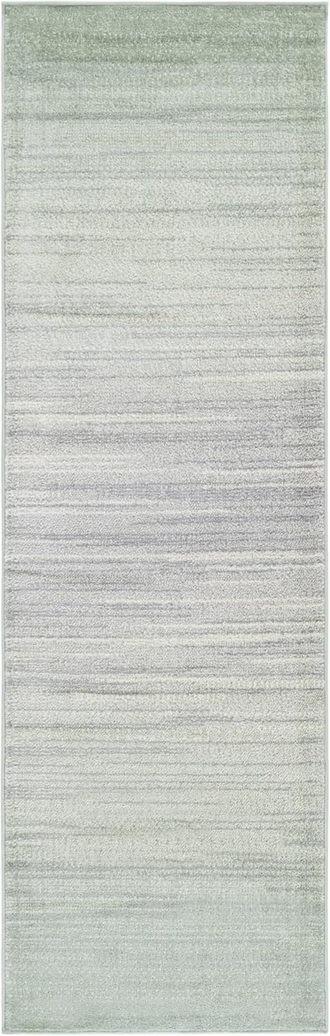 image:imageSAFAVIEH Adirondack Collection Area Rug 10 x 14 Black amp Grey Modern Design NonShedding amp Easy Care Ideal for High Traffic Areas in Living Room Bedroom ADR183FSageGrey