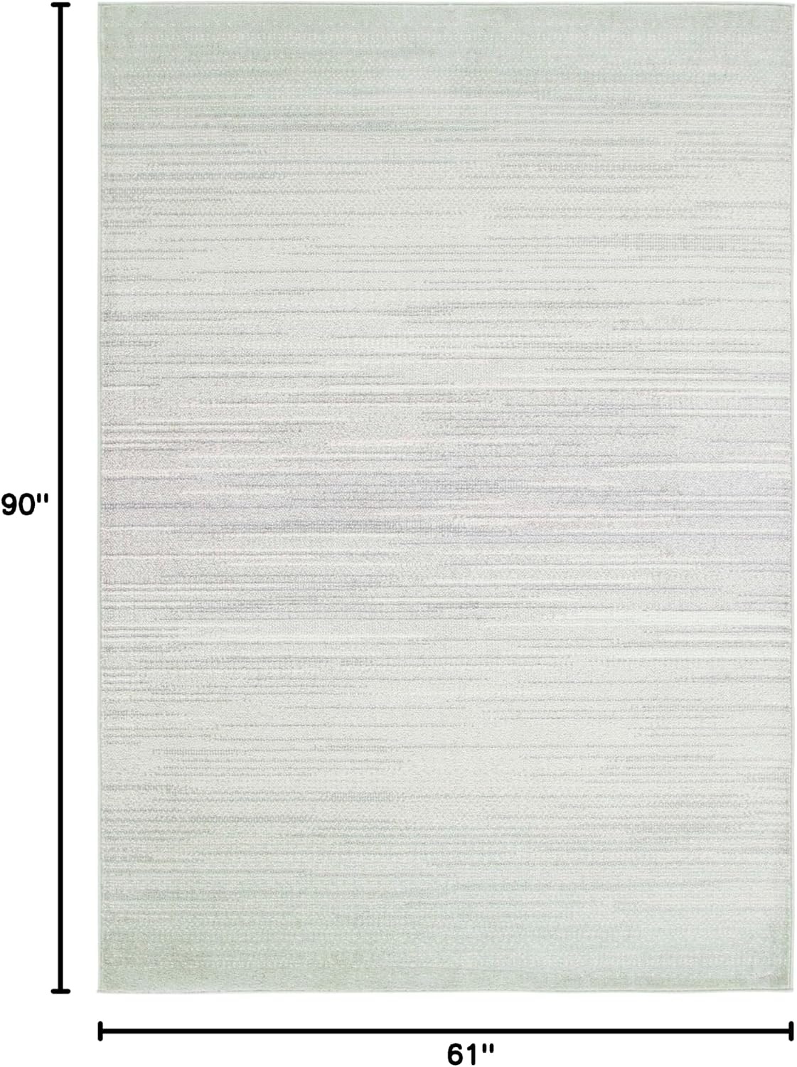image:imageSAFAVIEH Adirondack Collection Area Rug 10 x 14 Black amp Grey Modern Design NonShedding amp Easy Care Ideal for High Traffic Areas in Living Room Bedroom ADR183FSageGrey