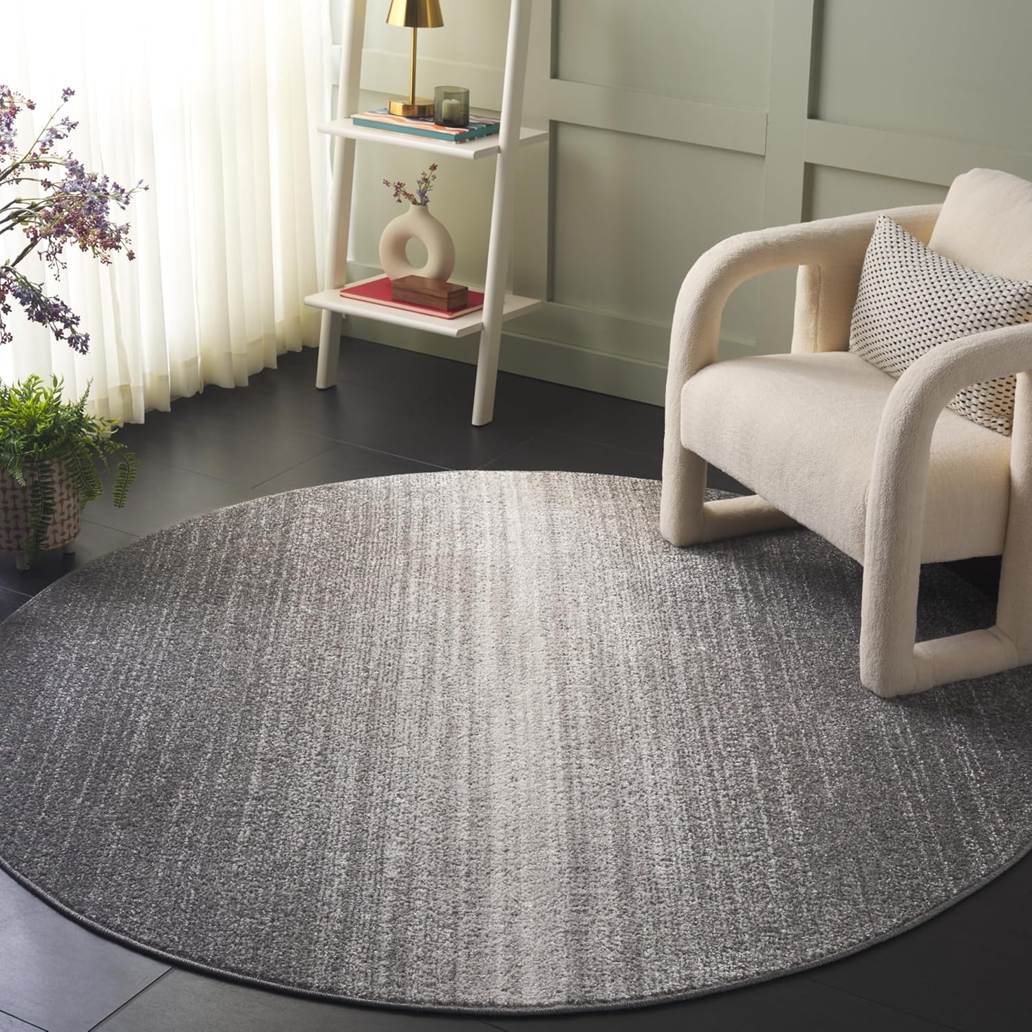 image:imageSAFAVIEH Adirondack Collection Area Rug 10 x 14 Black amp Grey Modern Design NonShedding amp Easy Care Ideal for High Traffic Areas in Living Room Bedroom ADR183FGreyLight Grey