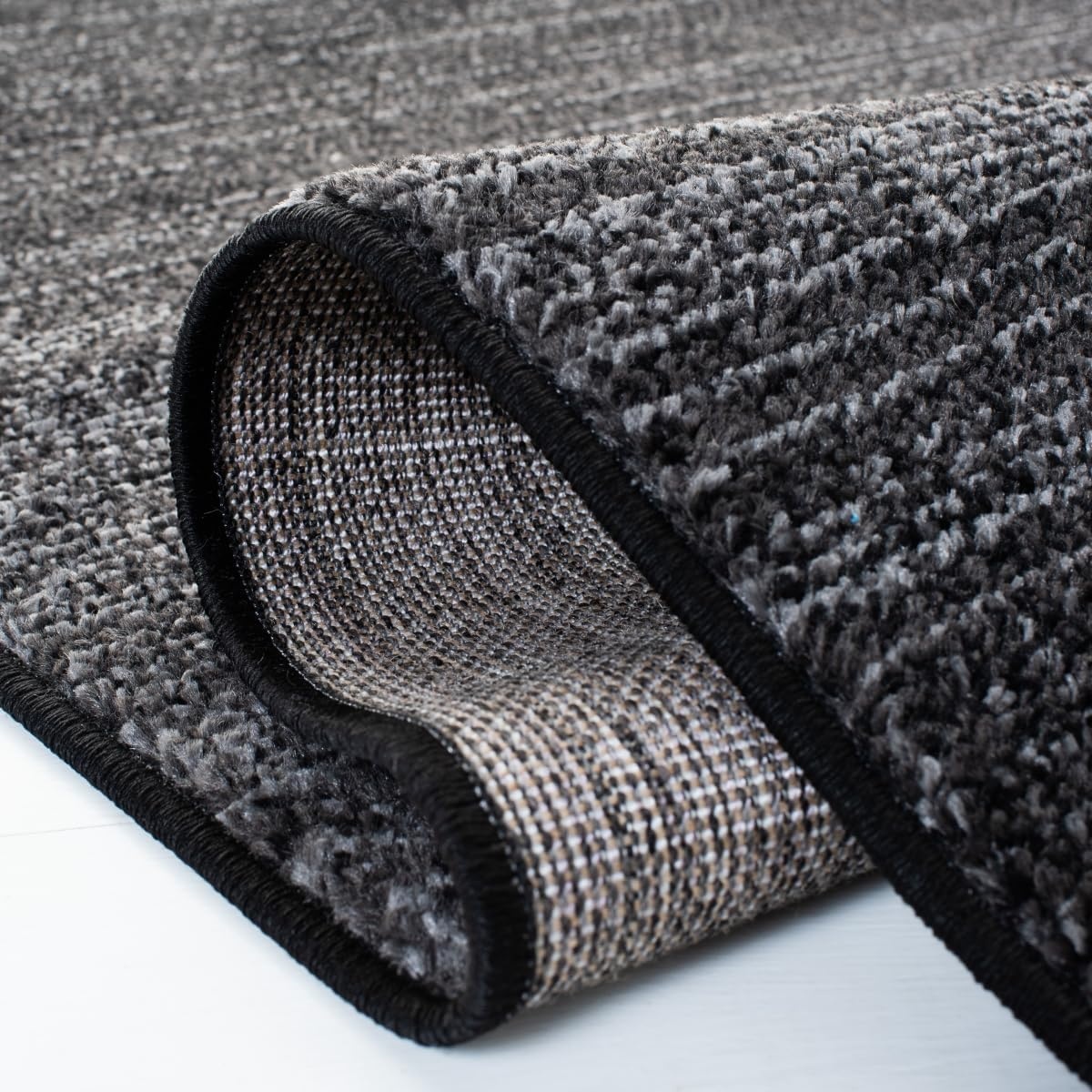 image:imageSAFAVIEH Adirondack Collection Area Rug 10 x 14 Black amp Grey Modern Design NonShedding amp Easy Care Ideal for High Traffic Areas in Living Room Bedroom ADR183FBlackGrey