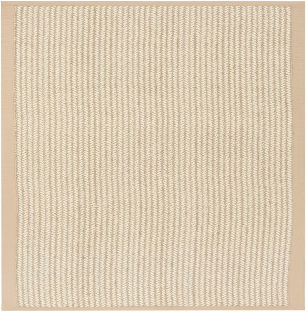 image:imageSAFAVIEH Area Rug 10x14 Natural Fiber Collection Large Beige Sisal amp Wool Woven Design with Border NF475BBeige