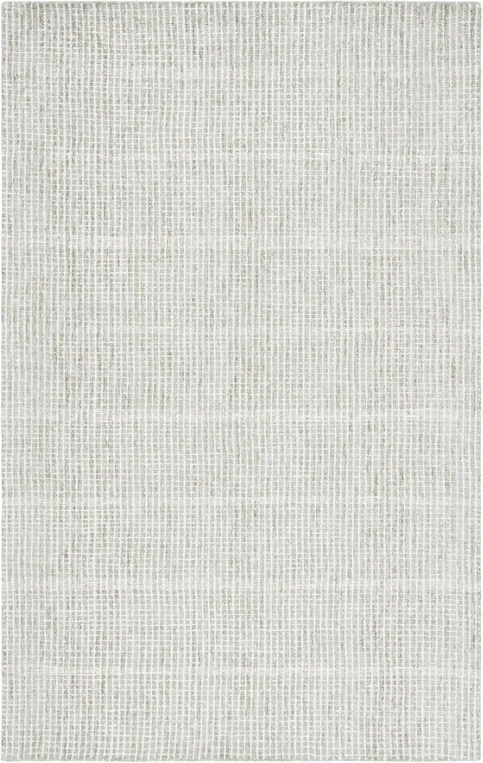 image:imageSAFAVIEH Area Rug 8x10 Abstract Collection Large Black amp Ivory Handmade Wool Ideal for Living Room Bedroom Office Dining Space ABT482ZSageIvory