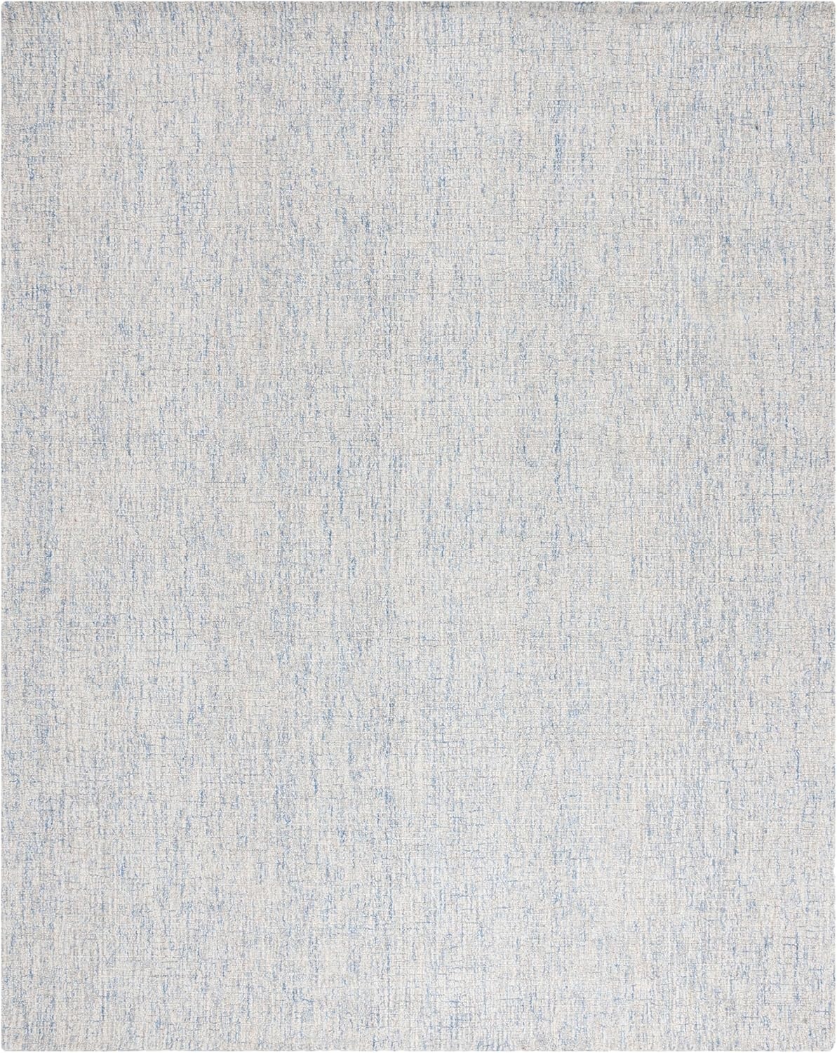 image:imageSAFAVIEH Area Rug 8x10 Abstract Collection Large Ivory amp Blue Handmade Wool Ideal for Living Room Bedroom Office Dining Space ABT471MIvoryBlue