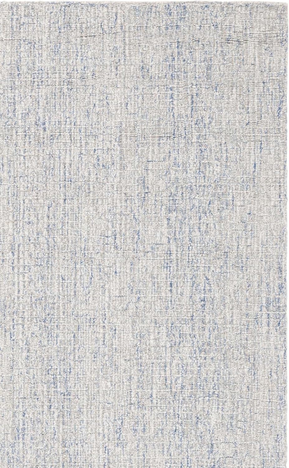 image:imageSAFAVIEH Area Rug 8x10 Abstract Collection Large Ivory amp Blue Handmade Wool Ideal for Living Room Bedroom Office Dining Space ABT471MIvoryBlue