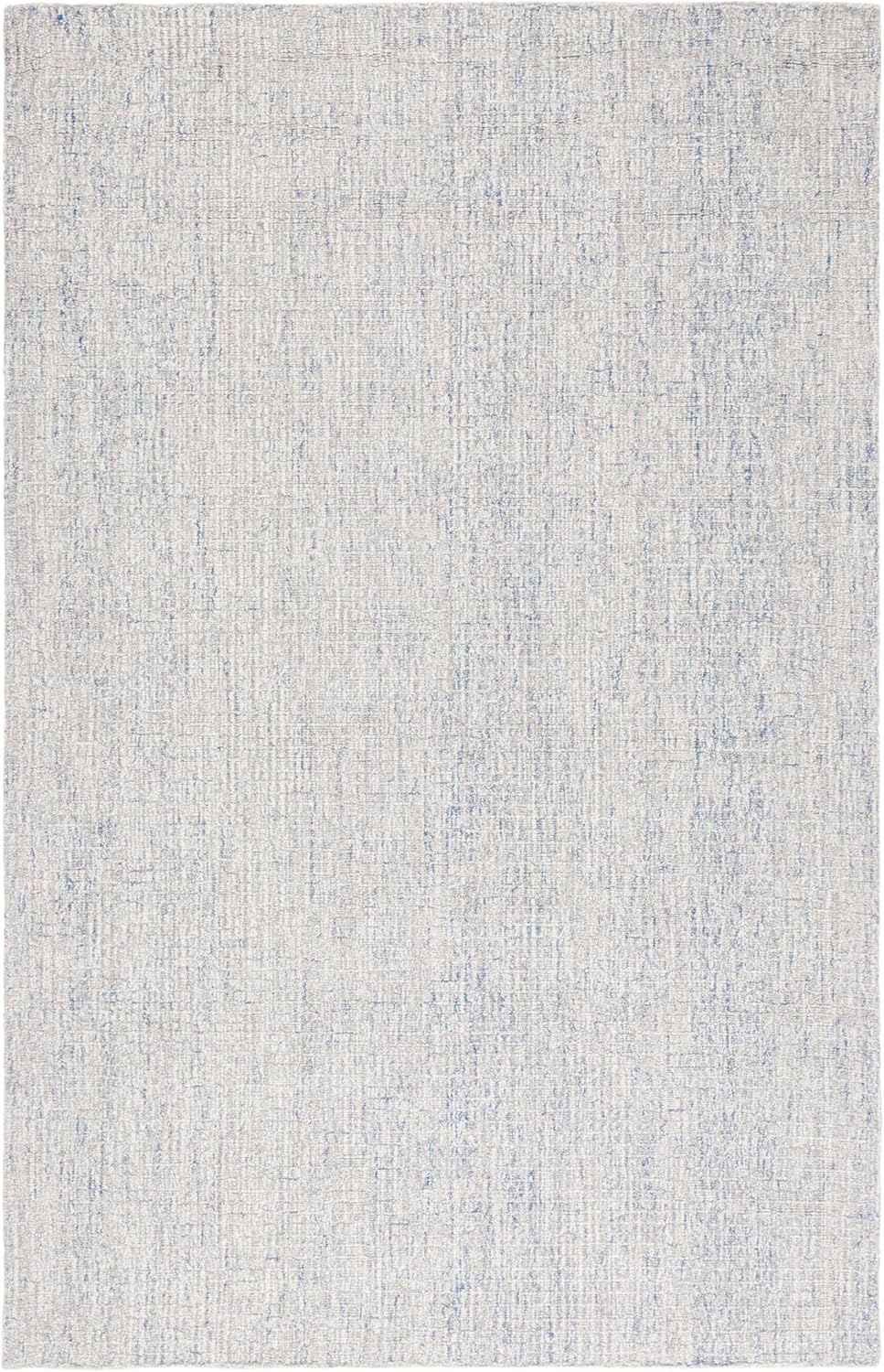 image:imageSAFAVIEH Area Rug 8x10 Abstract Collection Large Ivory amp Blue Handmade Wool Ideal for Living Room Bedroom Office Dining Space ABT471MIvoryBlue