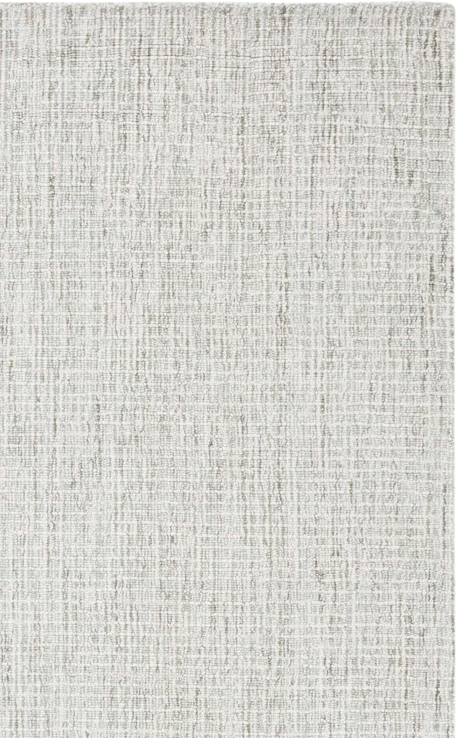 image:imageSAFAVIEH Area Rug 8x10 Abstract Collection Large Ivory amp Blue Handmade Wool Ideal for Living Room Bedroom Office Dining Space ABT471MSageIvory