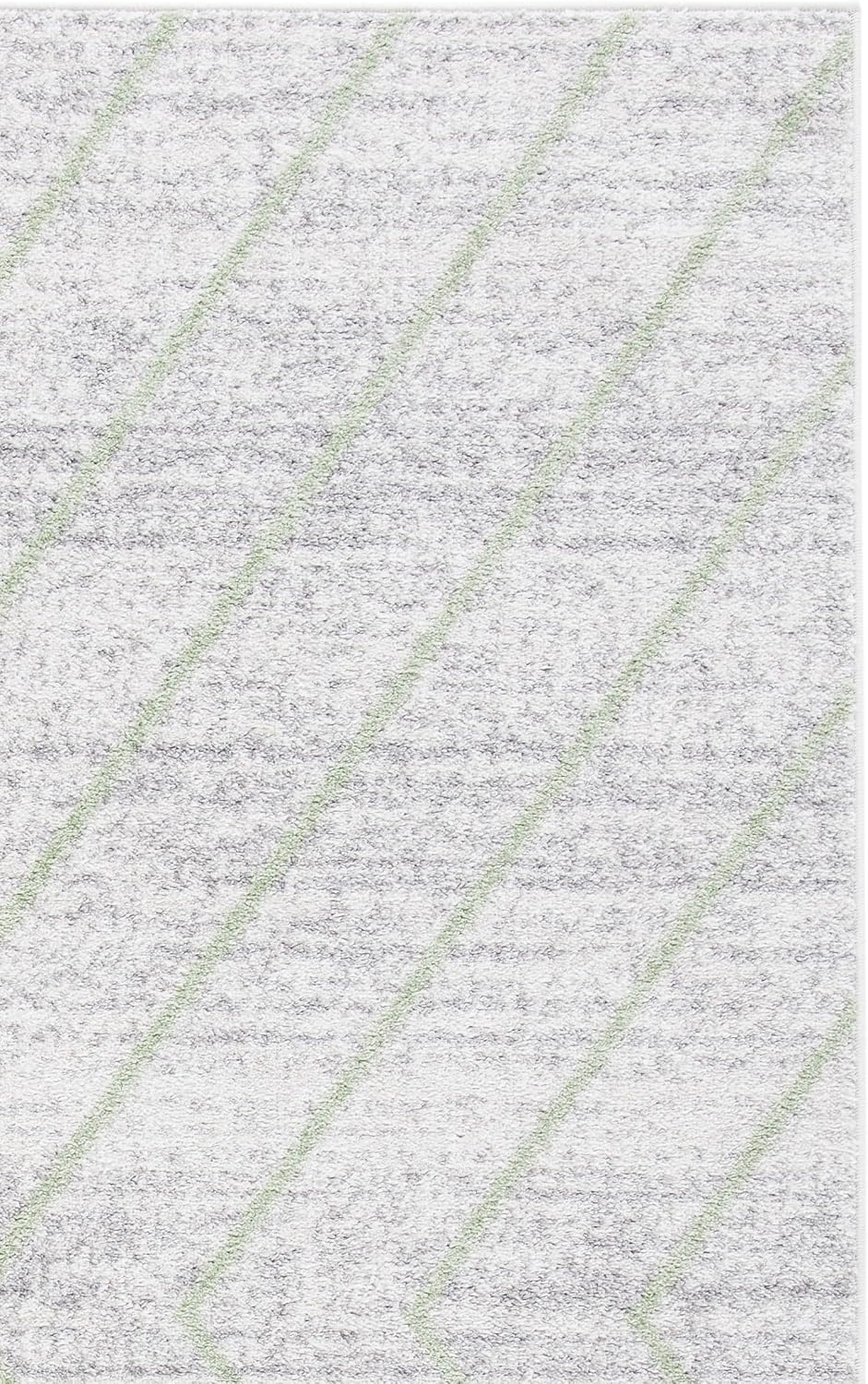 image:imageSAFAVIEH Area Rug 8x10 Adirondack Collection Large Black amp Light Grey Modern Geometric Design NonShedding amp Easy Cleaning Ideal for Living Room Bedroom Office Dining Space ADR251FGreyGreen
