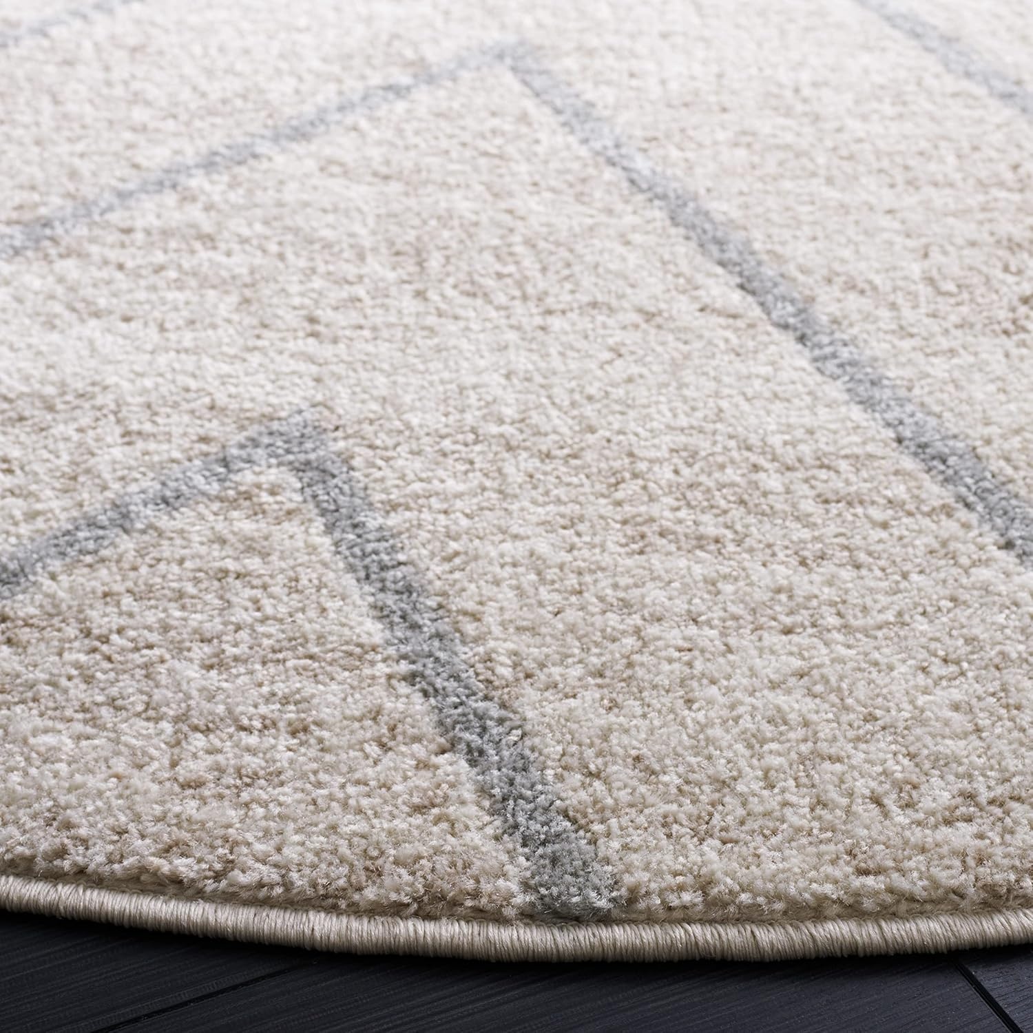 image:imageSAFAVIEH Area Rug 8x10 Adirondack Collection Large Black amp Light Grey Modern Geometric Design NonShedding amp Easy Cleaning Ideal for Living Room Bedroom Office Dining Space ADR251FIvoryLight Grey