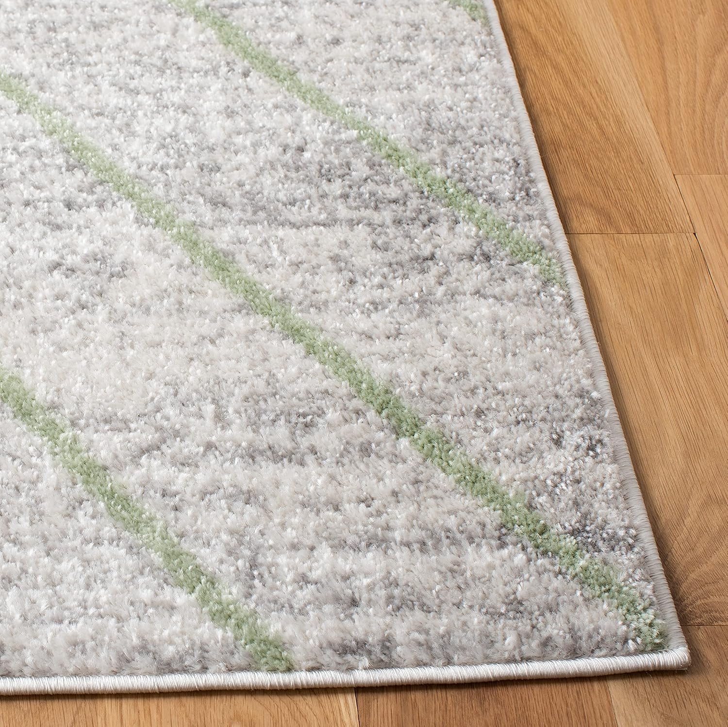 image:imageSAFAVIEH Area Rug 8x10 Adirondack Collection Large Black amp Light Grey Modern Geometric Design NonShedding amp Easy Cleaning Ideal for Living Room Bedroom Office Dining Space ADR251FGreyGreen