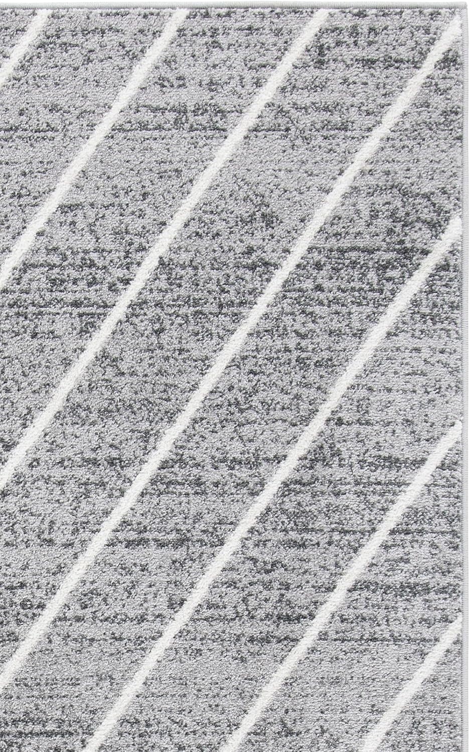 image:imageSAFAVIEH Area Rug 8x10 Adirondack Collection Large Black amp Light Grey Modern Geometric Design NonShedding amp Easy Cleaning Ideal for Living Room Bedroom Office Dining Space ADR251FDark GreyIvory