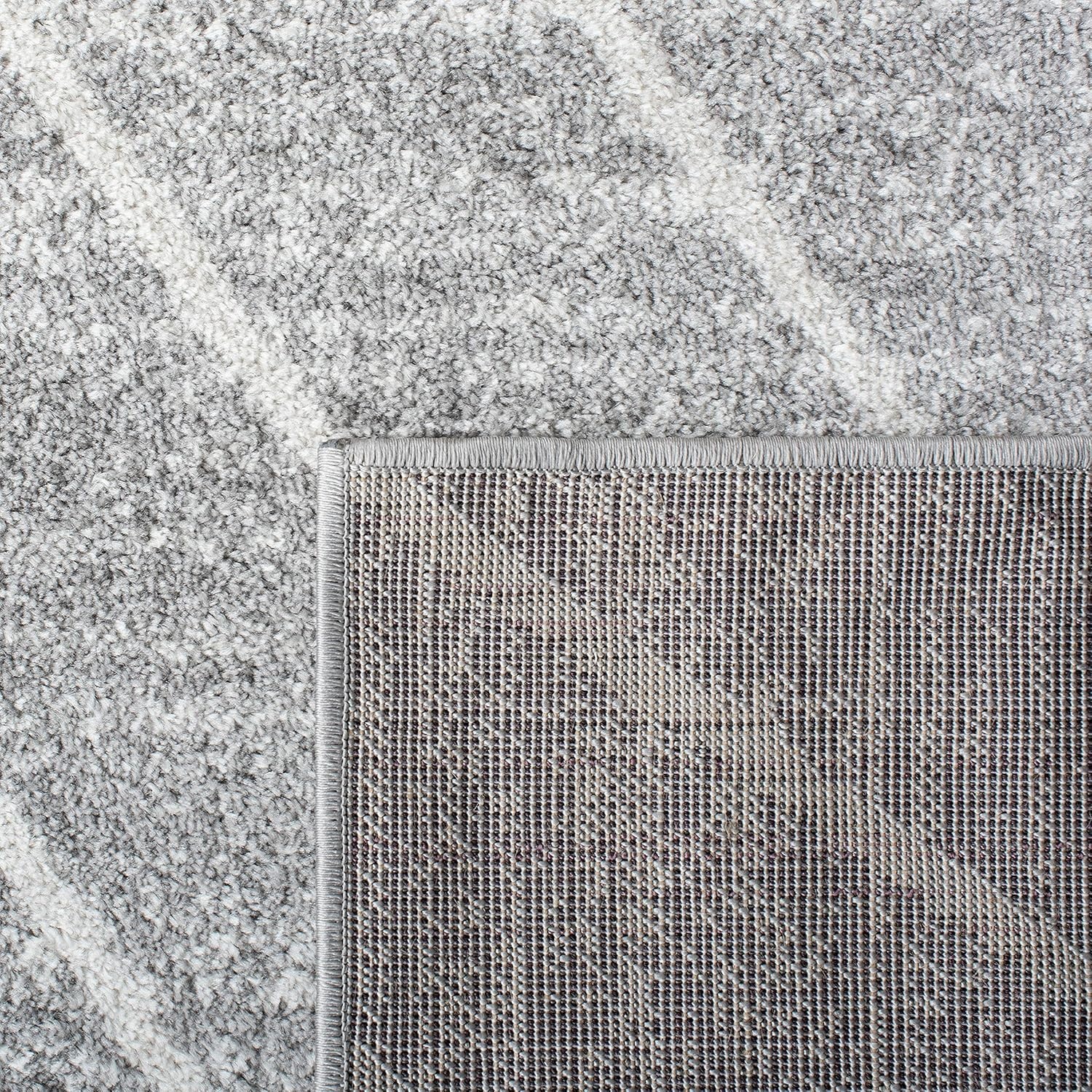 image:imageSAFAVIEH Area Rug 8x10 Adirondack Collection Large Black amp Light Grey Modern Geometric Design NonShedding amp Easy Cleaning Ideal for Living Room Bedroom Office Dining Space ADR251FGreyIvory