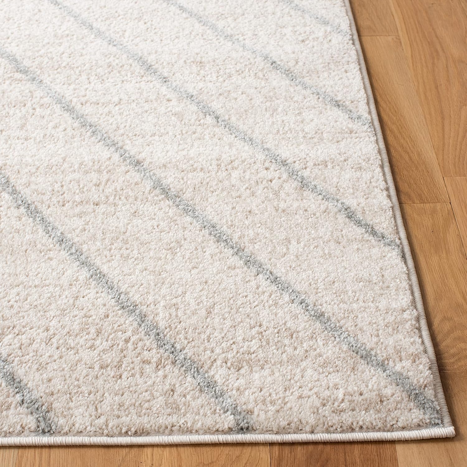 image:imageSAFAVIEH Area Rug 8x10 Adirondack Collection Large Black amp Light Grey Modern Geometric Design NonShedding amp Easy Cleaning Ideal for Living Room Bedroom Office Dining Space ADR251FIvoryLight Grey