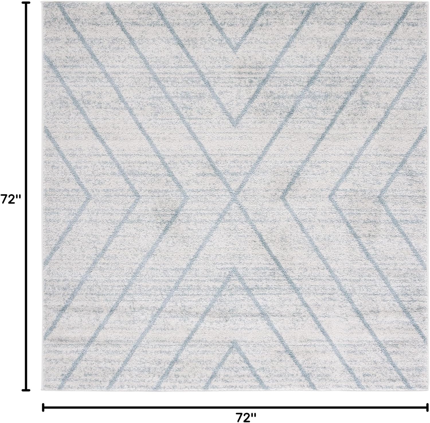 image:imageSAFAVIEH Area Rug 8x10 Adirondack Collection Large Black amp Light Grey Modern Geometric Design NonShedding amp Easy Cleaning Ideal for Living Room Bedroom Office Dining Space ADR251FLight GreyLight Blue