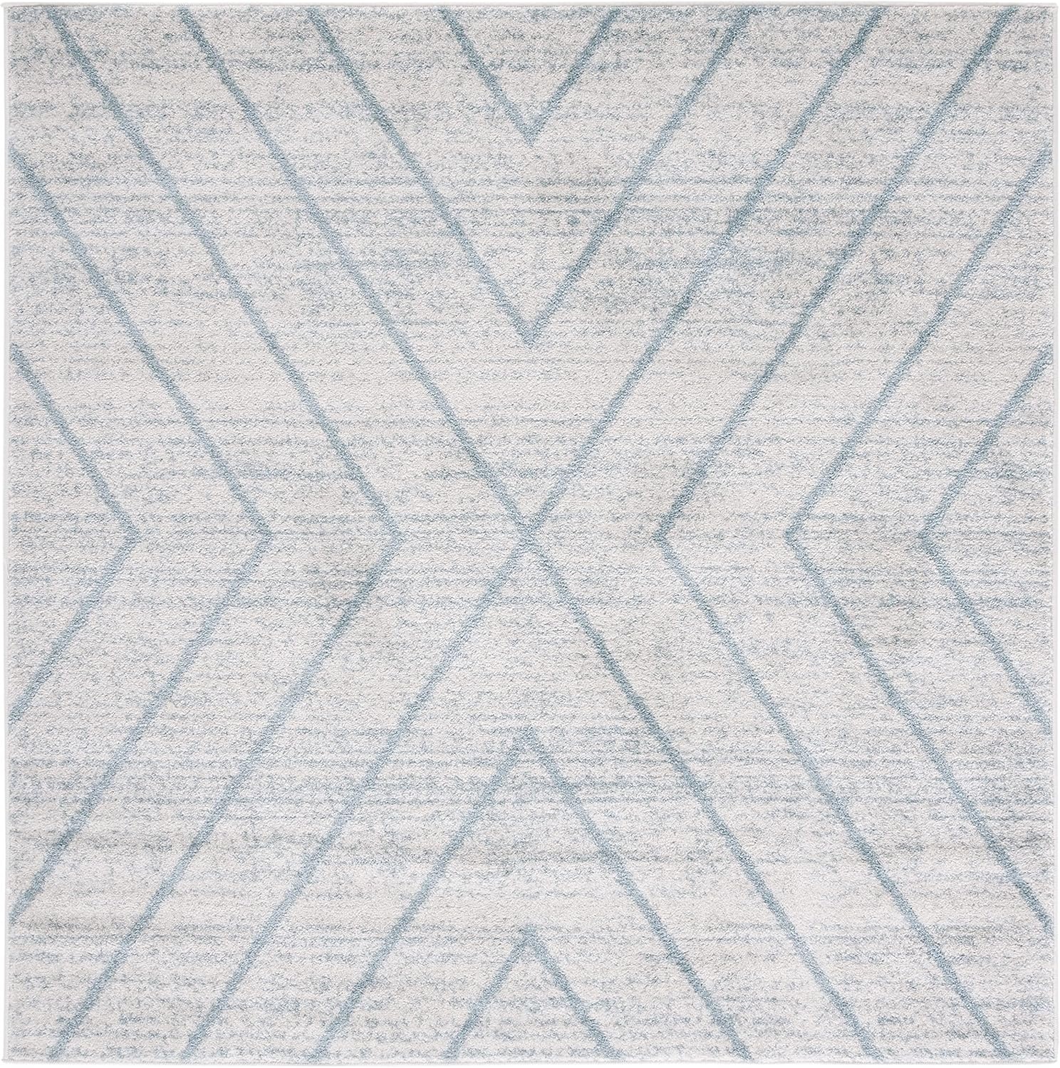 image:imageSAFAVIEH Area Rug 8x10 Adirondack Collection Large Black amp Light Grey Modern Geometric Design NonShedding amp Easy Cleaning Ideal for Living Room Bedroom Office Dining Space ADR251FLight GreyLight Blue