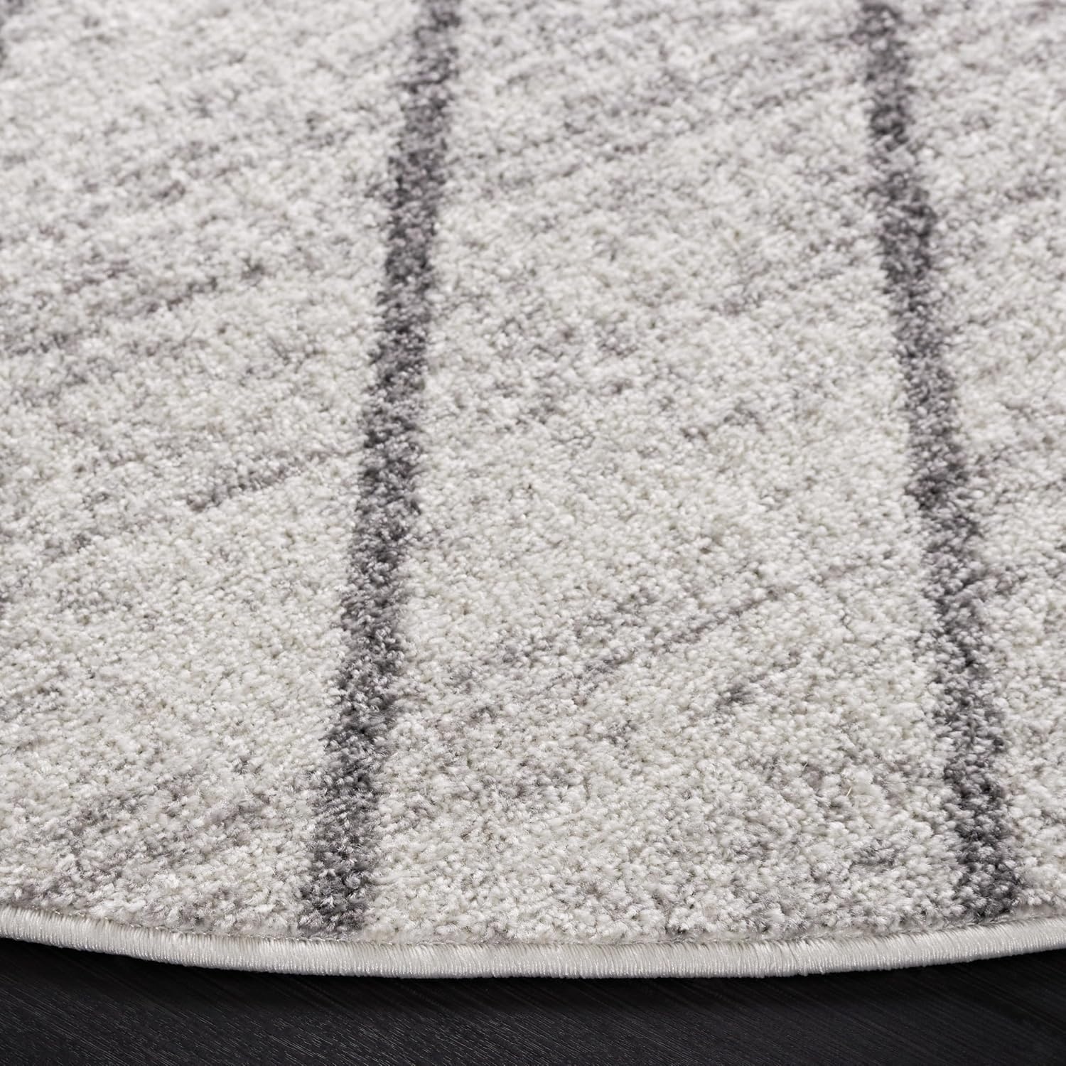 image:imageSAFAVIEH Area Rug 8x10 Adirondack Collection Large Black amp Light Grey Modern Geometric Design NonShedding amp Easy Cleaning Ideal for Living Room Bedroom Office Dining Space ADR251FIvoryDark Grey