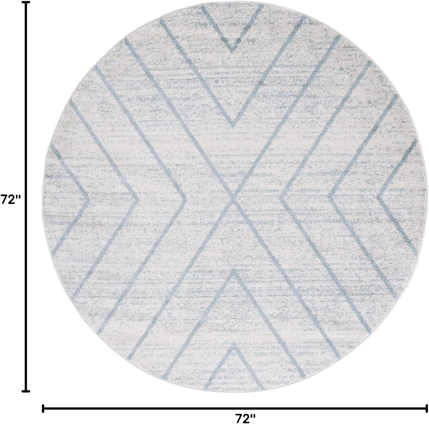 image:imageSAFAVIEH Area Rug 8x10 Adirondack Collection Large Black amp Light Grey Modern Geometric Design NonShedding amp Easy Cleaning Ideal for Living Room Bedroom Office Dining Space ADR251FLight GreyLight Blue