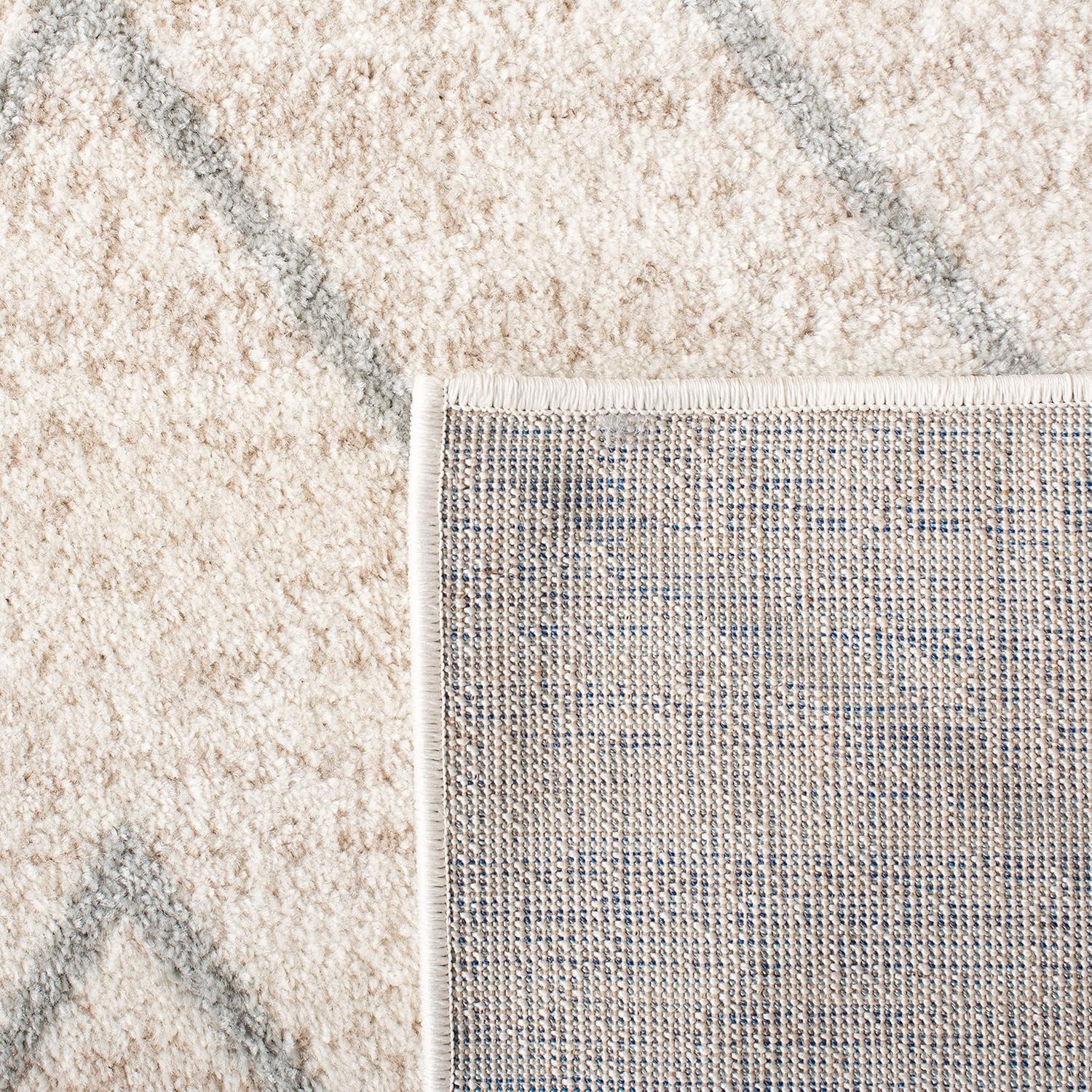 image:imageSAFAVIEH Area Rug 8x10 Adirondack Collection Large Black amp Light Grey Modern Geometric Design NonShedding amp Easy Cleaning Ideal for Living Room Bedroom Office Dining Space ADR251FIvoryLight Grey