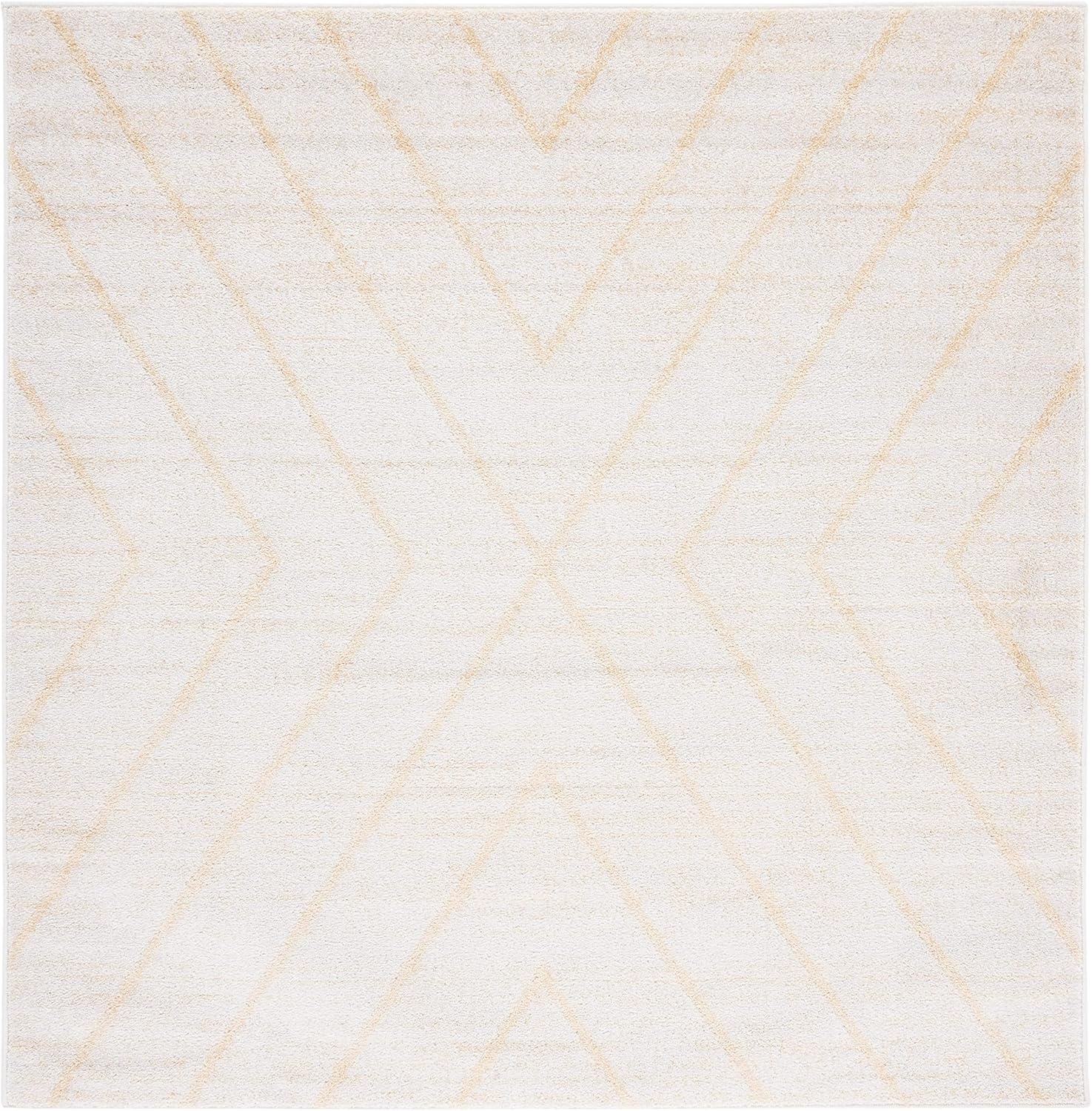 image:imageSAFAVIEH Area Rug 8x10 Adirondack Collection Large Black amp Light Grey Modern Geometric Design NonShedding amp Easy Cleaning Ideal for Living Room Bedroom Office Dining Space ADR251FIvoryGold