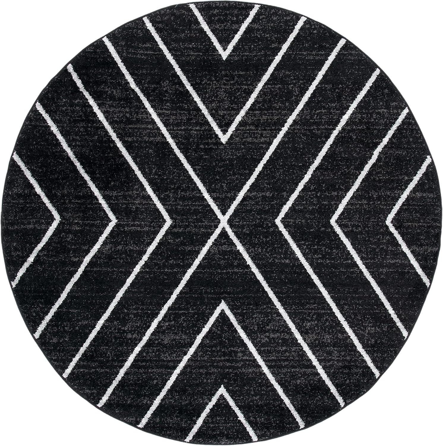 image:imageSAFAVIEH Area Rug 8x10 Adirondack Collection Large Black amp Light Grey Modern Geometric Design NonShedding amp Easy Cleaning Ideal for Living Room Bedroom Office Dining Space ADR251FBlackLight Grey