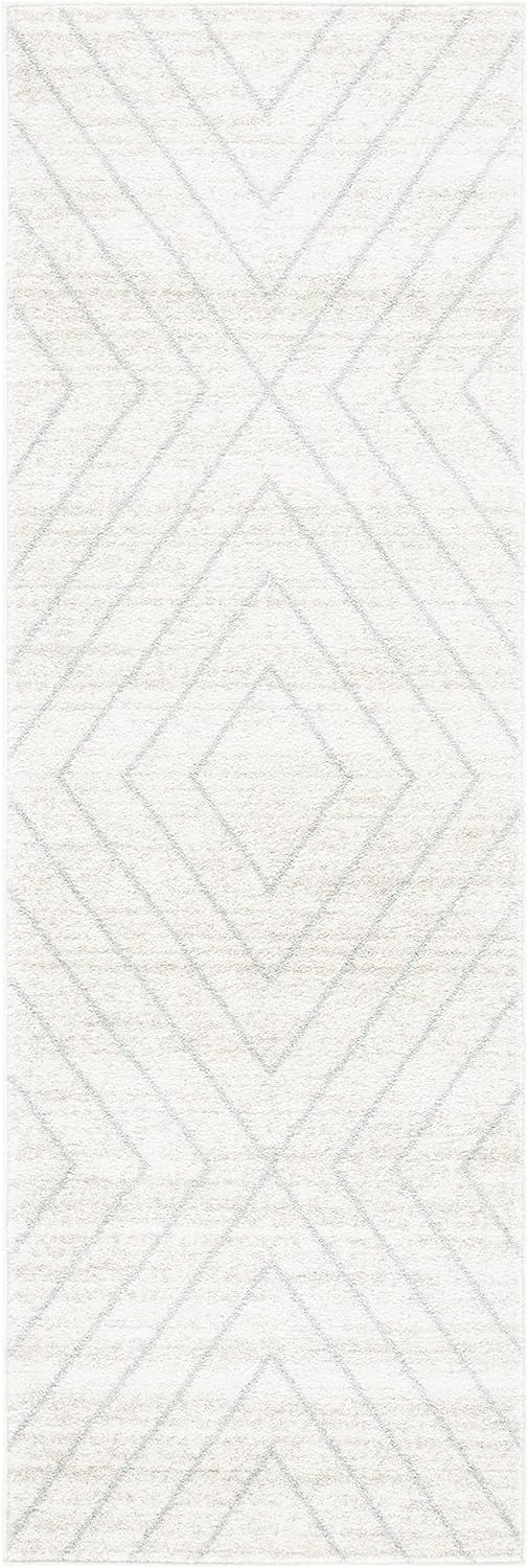 image:imageSAFAVIEH Area Rug 8x10 Adirondack Collection Large Black amp Light Grey Modern Geometric Design NonShedding amp Easy Cleaning Ideal for Living Room Bedroom Office Dining Space ADR251FIvoryLight Grey
