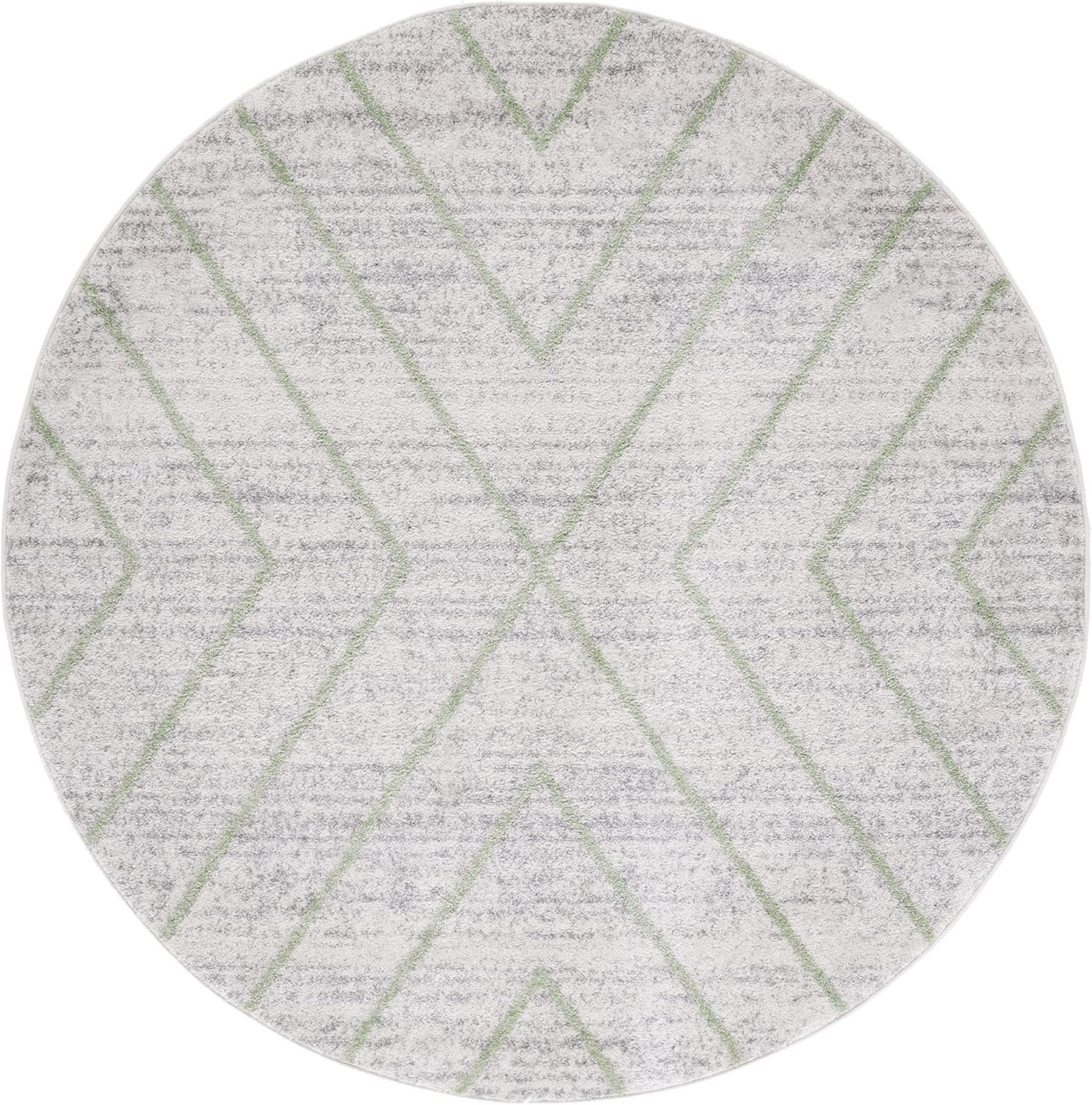image:imageSAFAVIEH Area Rug 8x10 Adirondack Collection Large Black amp Light Grey Modern Geometric Design NonShedding amp Easy Cleaning Ideal for Living Room Bedroom Office Dining Space ADR251FGreyGreen