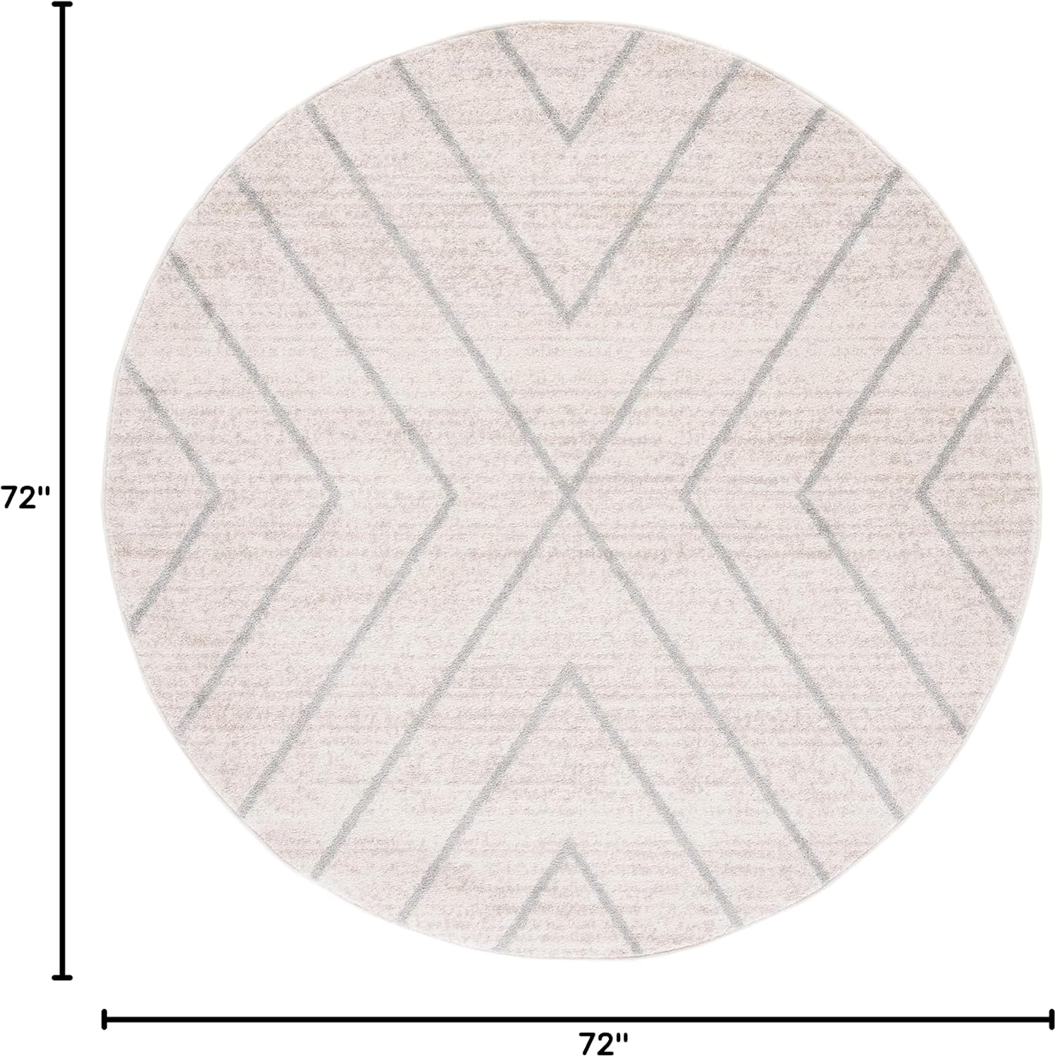 image:imageSAFAVIEH Area Rug 8x10 Adirondack Collection Large Black amp Light Grey Modern Geometric Design NonShedding amp Easy Cleaning Ideal for Living Room Bedroom Office Dining Space ADR251FIvoryLight Grey