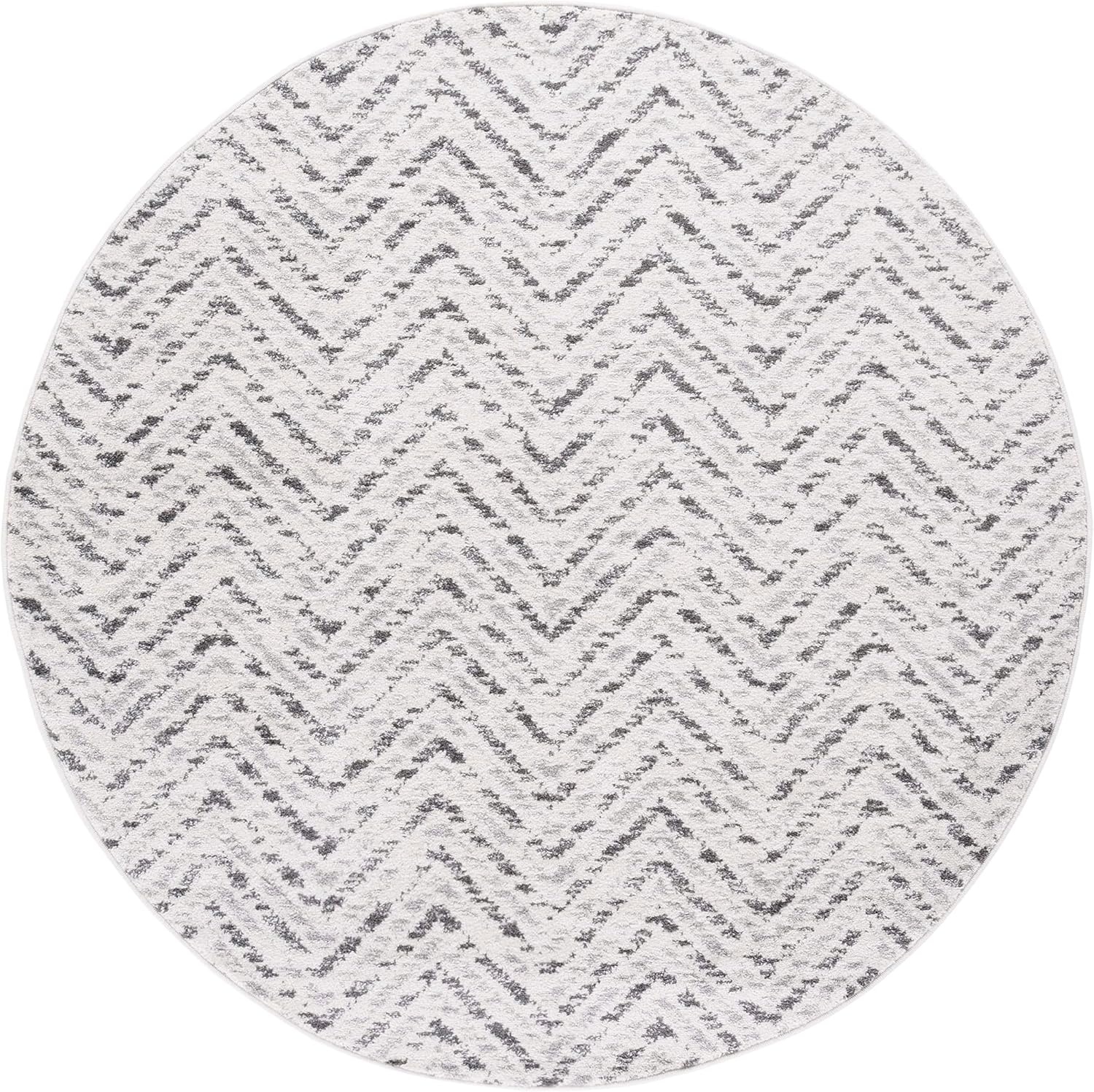 image:imageSAFAVIEH Area Rug 8x10 Adirondack Collection Large Ivory amp Charcoal Chevron Pattern NonShedding amp Easy Cleaning Ideal for Living Room Bedroom Office Dining Space ADR104NIvoryCharcoal
