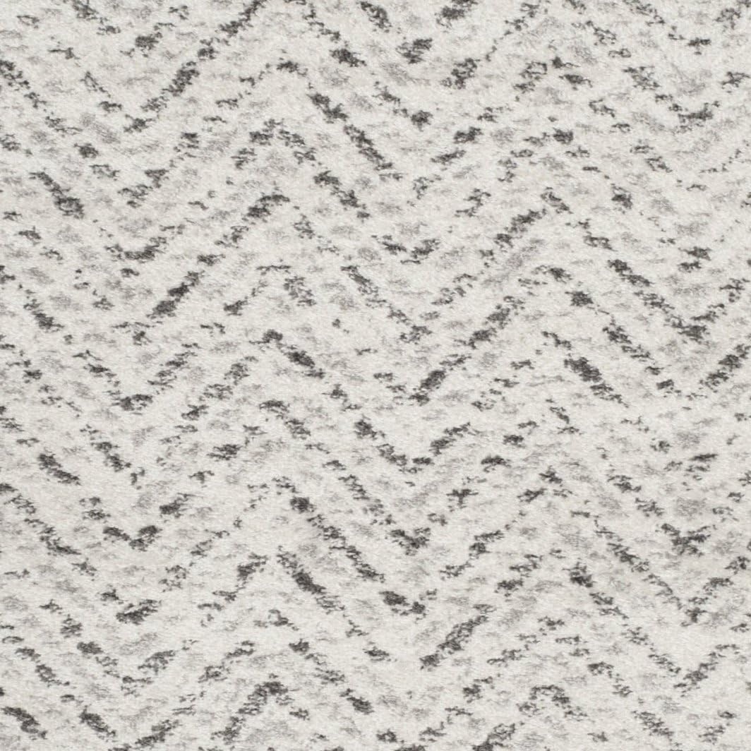 image:imageSAFAVIEH Area Rug 8x10 Adirondack Collection Large Ivory amp Charcoal Chevron Pattern NonShedding amp Easy Cleaning Ideal for Living Room Bedroom Office Dining Space ADR104NIvoryCharcoal
